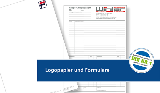Briefbögen / Formulare / Bestellscheine