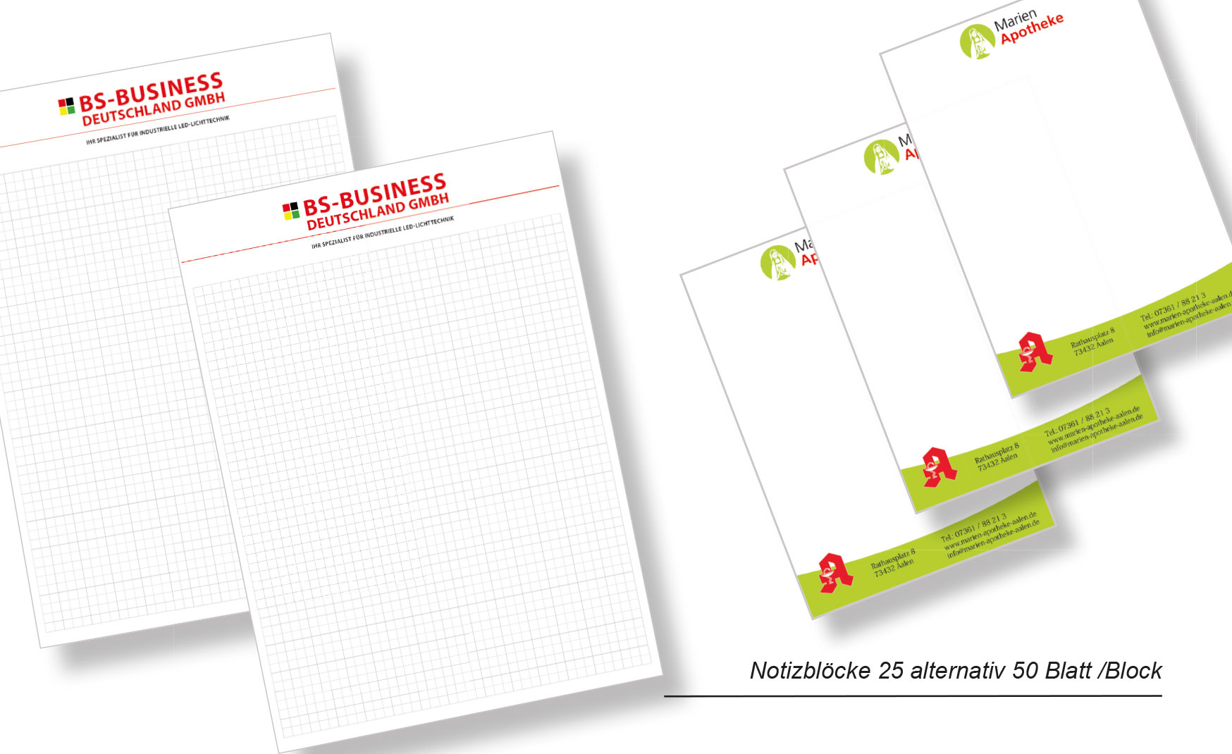 Notizblöcke & Schreibtischauflagen